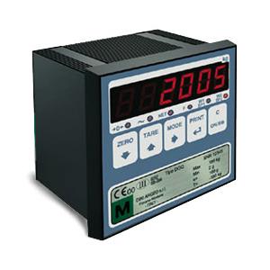 Weighing indicator for panel mounting. 2 alarm. 4-20 mA.
