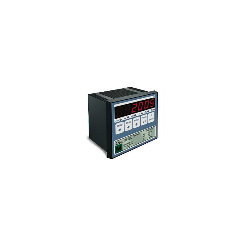 Weighing indicator for panel mounting. 2 alarm. RS232