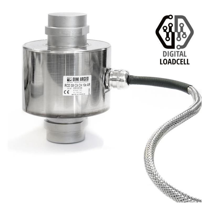Load cell compression 30ton C4. Stainless steel IP68.