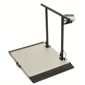 Electronic Wheelchair Scale with Handrail 300kg/0,1kg. MDD approved class III.