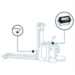 Hydraulic weighing kit for stackers