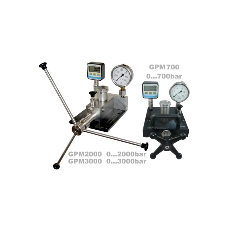 Manual pump pressure generator GPM 500 bar