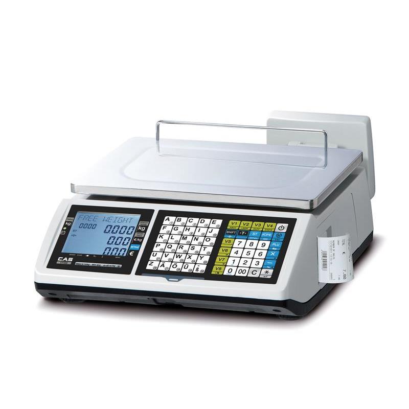 Retail scale with receipt printer 15kg/5g (2g to 6kg)
