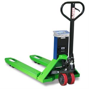 Pallet truck scale 2 tonnes. Wide forks. With thermal printer. Verified M.