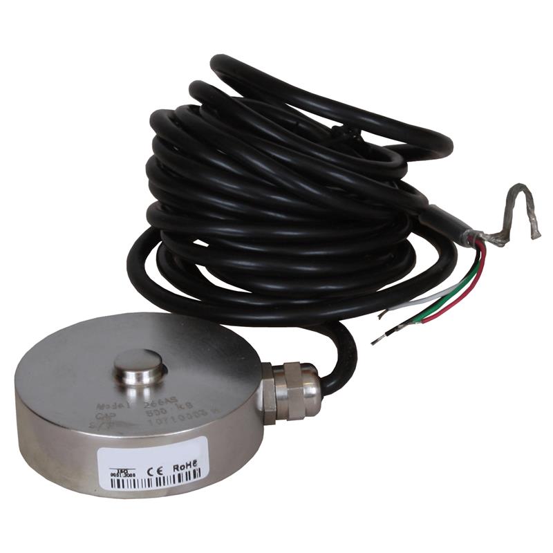 Load cell 100 kg. Compression. IP67 Nickel plated
