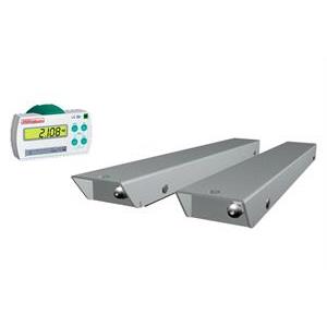 Weigh beam scale stainless steel 2000kg/1kg, 645x92x52 mm.