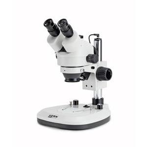 Microscope Kern OZL-46 stereo, trinocular,pillar stand. 0,7x/4,5x zoom. Field of view ø28.6mm-4.4mm.