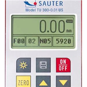 Ultrasonic thickness gauge Sauter TU-US. Measuring range 1,2-230 mm