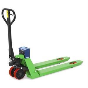 Pallet truck scale 2000kg/0,2kg. With rechargeable battery.