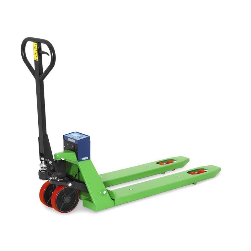 Pallet truck scale 2000kg/0,2kg. With rechargeable battery.