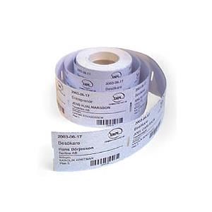 Label roll 1000pcs, thermo, 54x66 mm