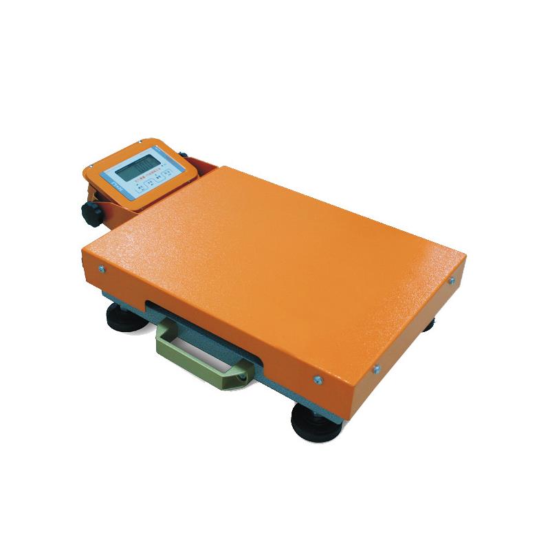 Portable scale 30kg/10g, rugged, handle, rechargeable battery.