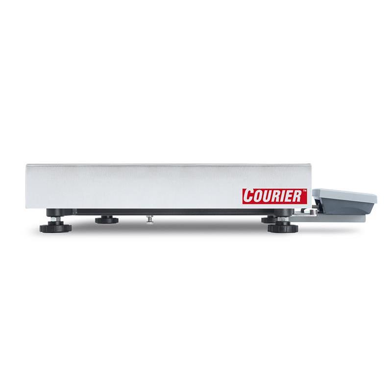Shipping scale Ohaus Courier 7000. 60kg/20g, 457x457mm. Verified.