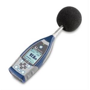 Sound level meter Sauter SW. Frequenzy range dB: 0,02–12,5 kHz.