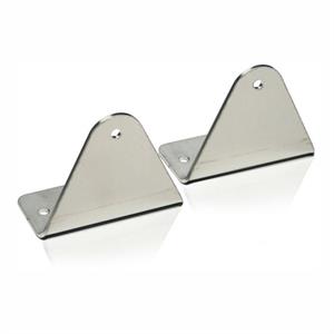 2 stainless steel brackets for fixing on the ceiling or table