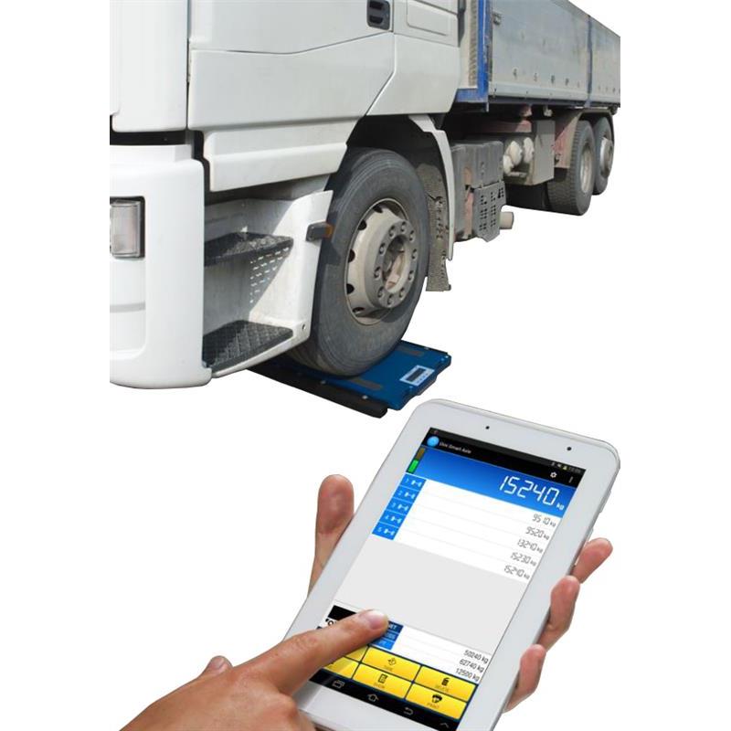 Software, android for mobile axle weighing