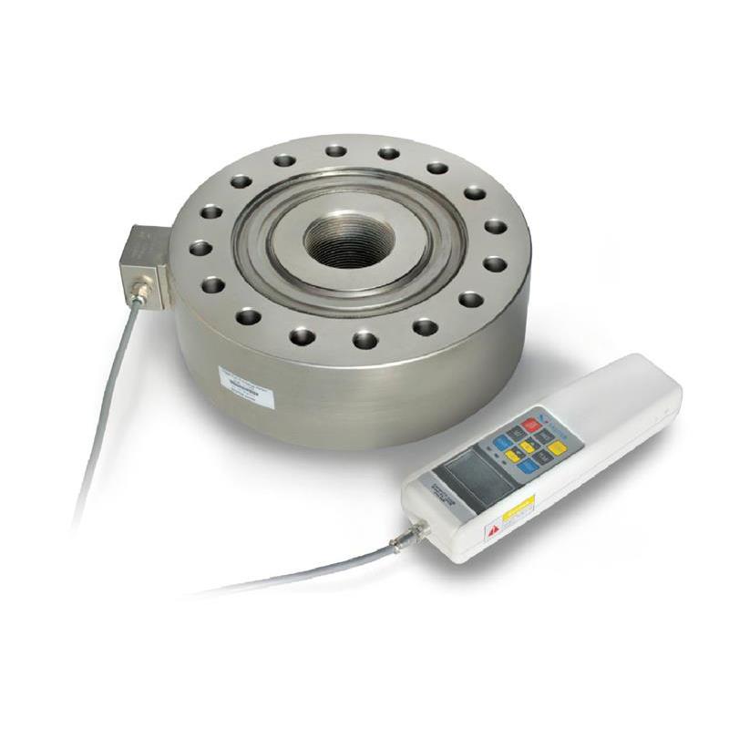 Force-measuring device with with RS-232 interface and external measuring cells, 20.000kg/10kg