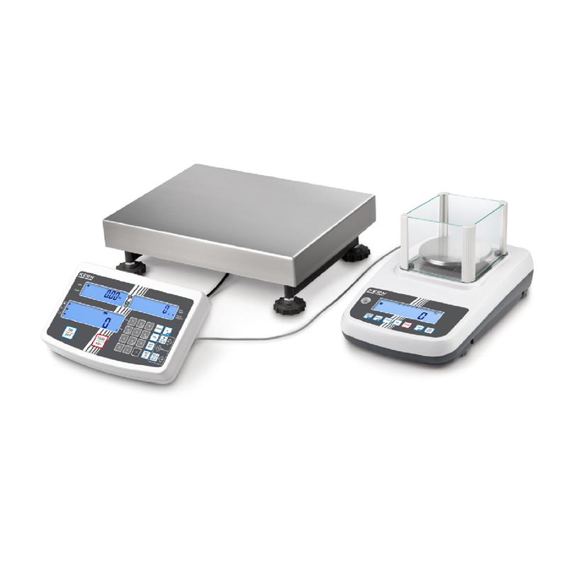 Counting system Kern CCA 600g/0,01g with external weighing platform 6kg/2g & 15kg/5g.