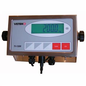 Weighing Indicator TI-1200-S. OIML. Stainless Steel. Wall mounting.