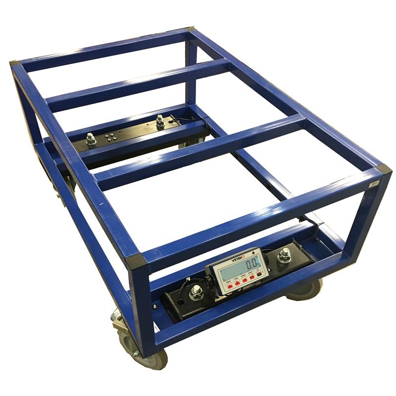Pallet trolley with in-built scale. 800kg/0,5kg