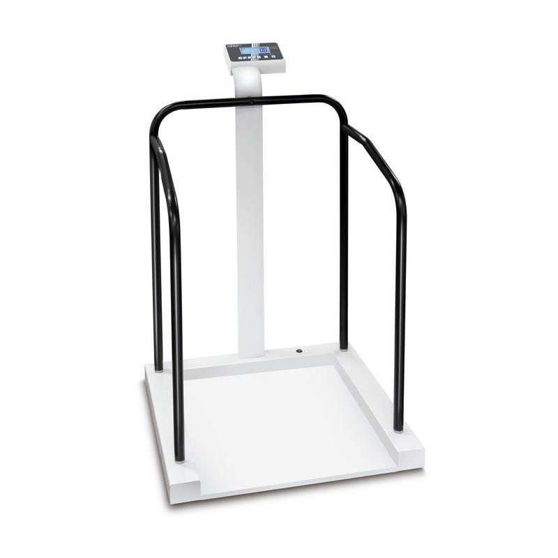 Personal scale with handrail Kern MTA 300kg/0,1kg & 400kg/0,2kg. MDD approved class III.