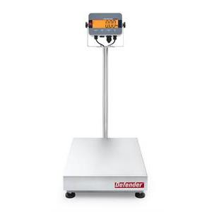 Bench scale Defender 3000, 60kg/20g, 420x550 mm. With column. Washdown, stainless IP66/67. Verified.
