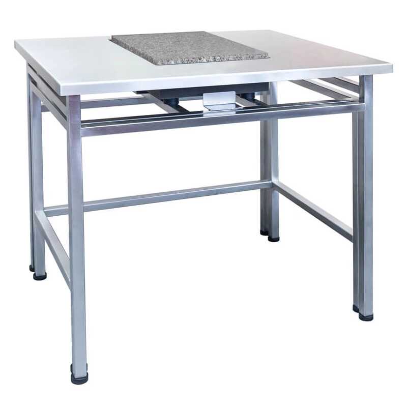 Antivibration table stainless steel. Radwag.