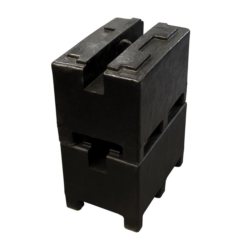 Iron weights, M1. TS-WE-F-1000kg. Stackable.