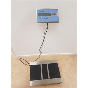 Bathhouse scale stainless steel 200kg/50g, IP67. 550x420x136mm.