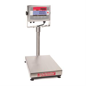 Bench scale Ohaus Defender 3000, 30kg/5g, 305x355 mm. Stainless steel IP67/65.
