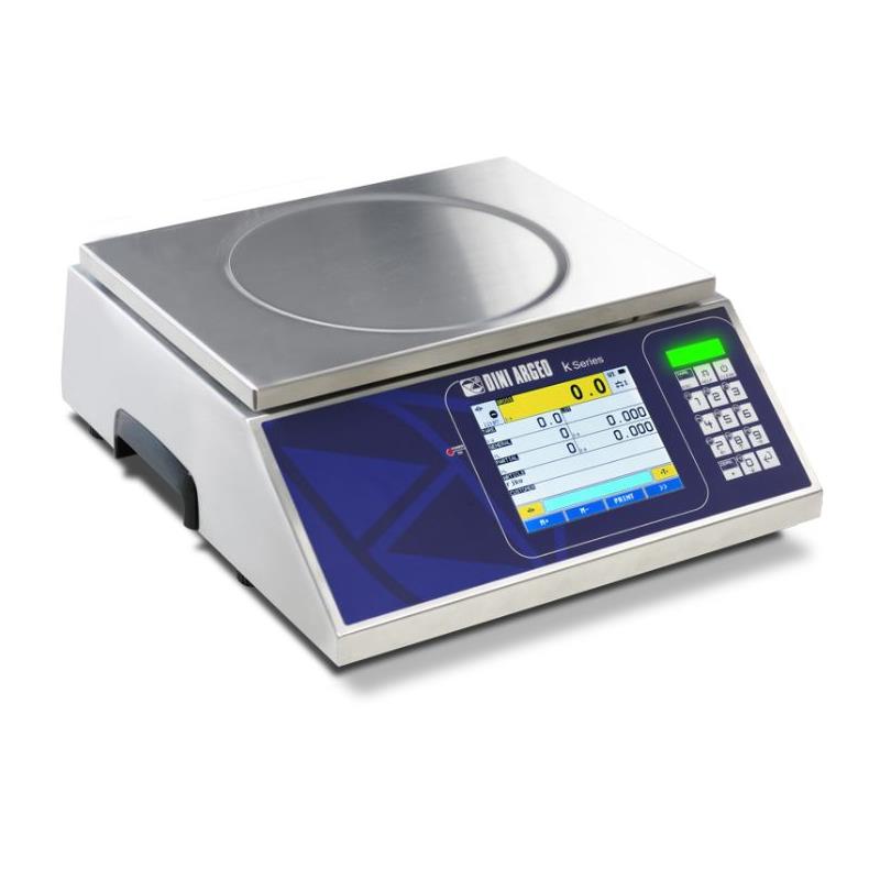 Bench scale with touch screen display and integrated printer 3kg/0,5g & 6kg/1g