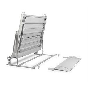 Stainless steel lift floor platform Ohaus 600kg/0,2kg. 1000x1000 mm.
