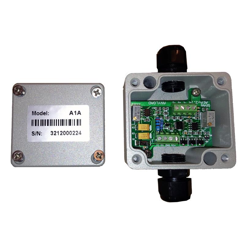Weighing transmitter  4-20mA or 0-10V, metal box 64x58x36mm