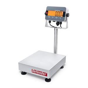 Bench scale Defender 3000, 15kg/5g, 305x355 mm. With column. Washdown, stainless IP66/67. Verified.