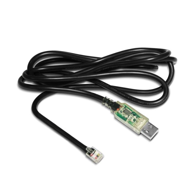 USB PC/RS232 converter cable, l=1,5m. USB/M12 connector.