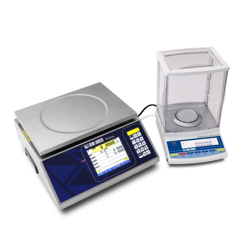 Bench scale with touch screen display and integrated printer 3kg/0,5g & 6kg/1g. Verified M.