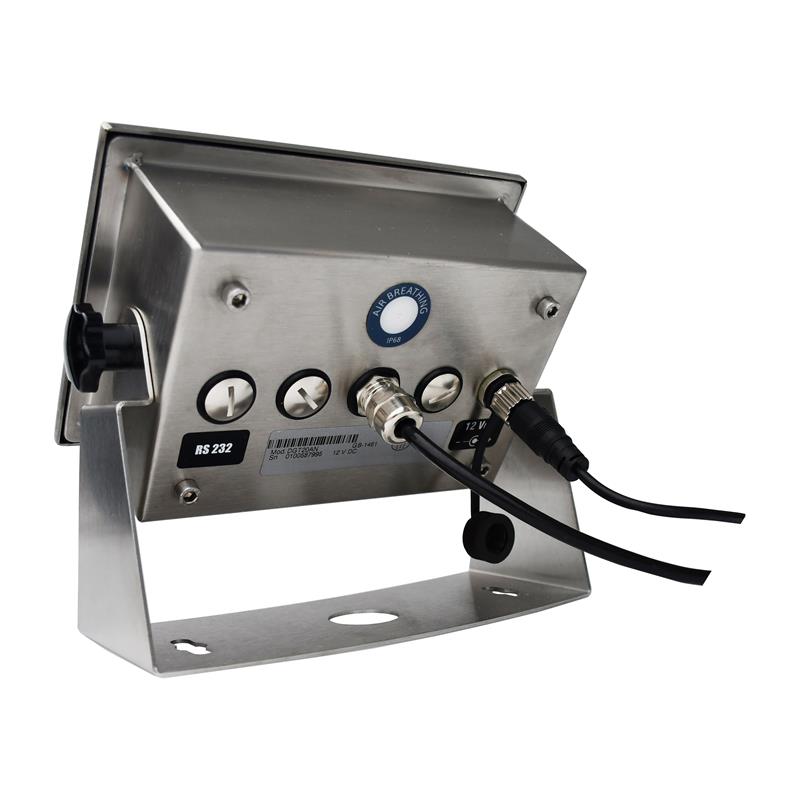 Weighing indicator DGT20 for wall mounting, panel. Stainless IP68, 2 alarms. 4-20 mA/0-10V.