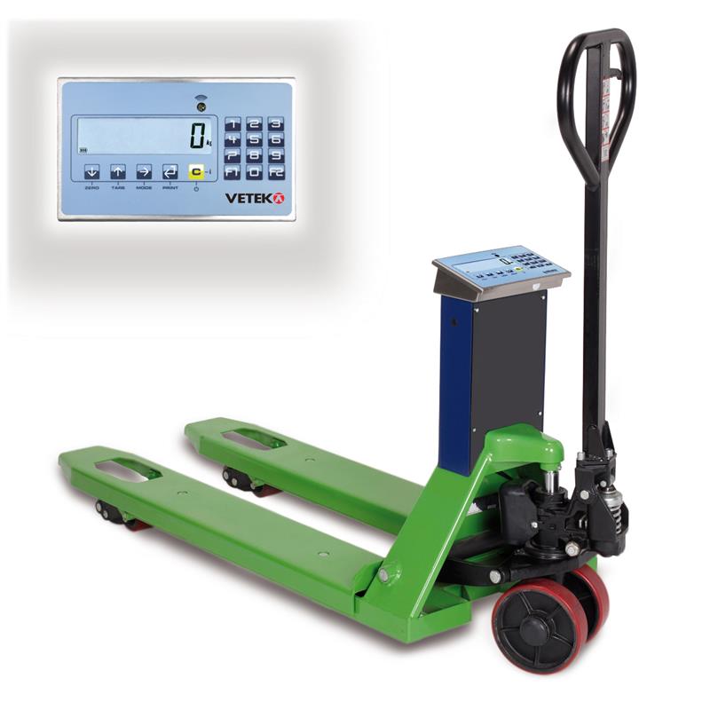 Pallet truck scale 2 tonnes. With thermal printer. Verified M.